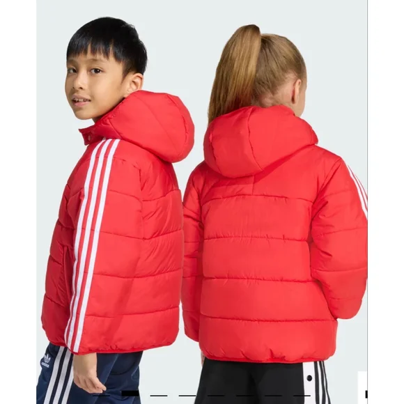 Adidas Kids Adicolor Jacket NWT Size 6/7 Red - Picture 3 of 6